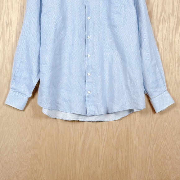 Peter Millar Crown Cool 100% Linen Button Up Shirt - Picture 4 of 12